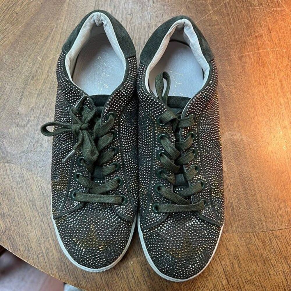 Lola Cruz Rhinestone Sneakers - Size 39 (8.5)